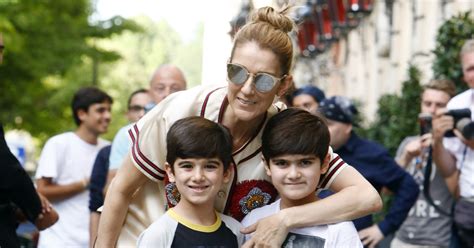 celine dions childrens line|celine dion and children today.